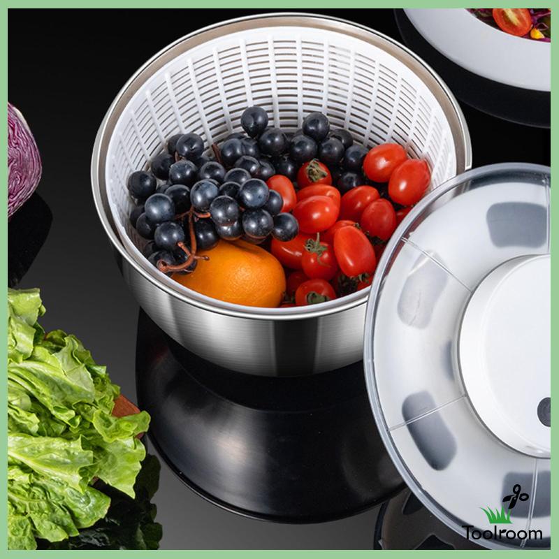 [Toolroom] Máy Sấy Và Làm Sạch Rau Củ Quả Nhanh Chóng Và Dễ Sử Dụng