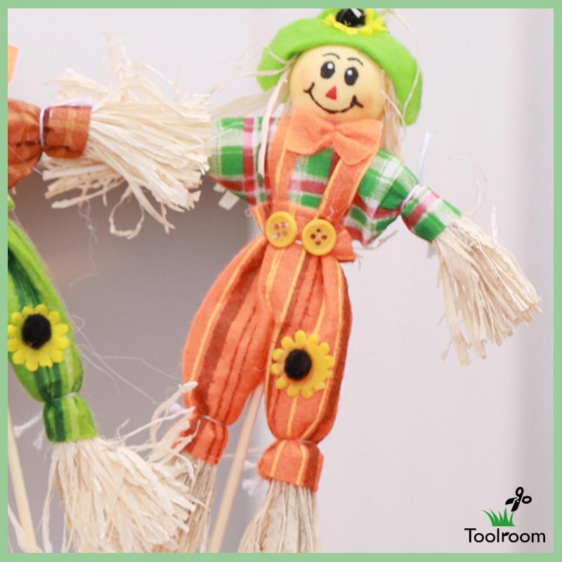 Bộ 4 Bù Nhìn Dùng Trang Trí Mùa Thu Đa Năng