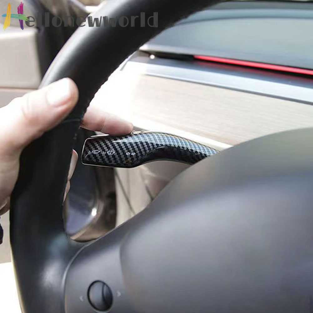 Set 2 Vỏ Bọc Cần Gạt Số Cho Tesla Model 3 / Y