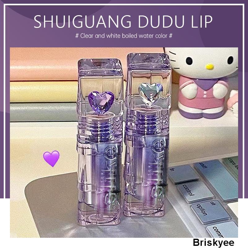 💄Son Bóng Dưỡng Ẩm Lâu Trôi Dòng Nước Thế Giới Us Like The world Ánh Sáng Màu Sắc