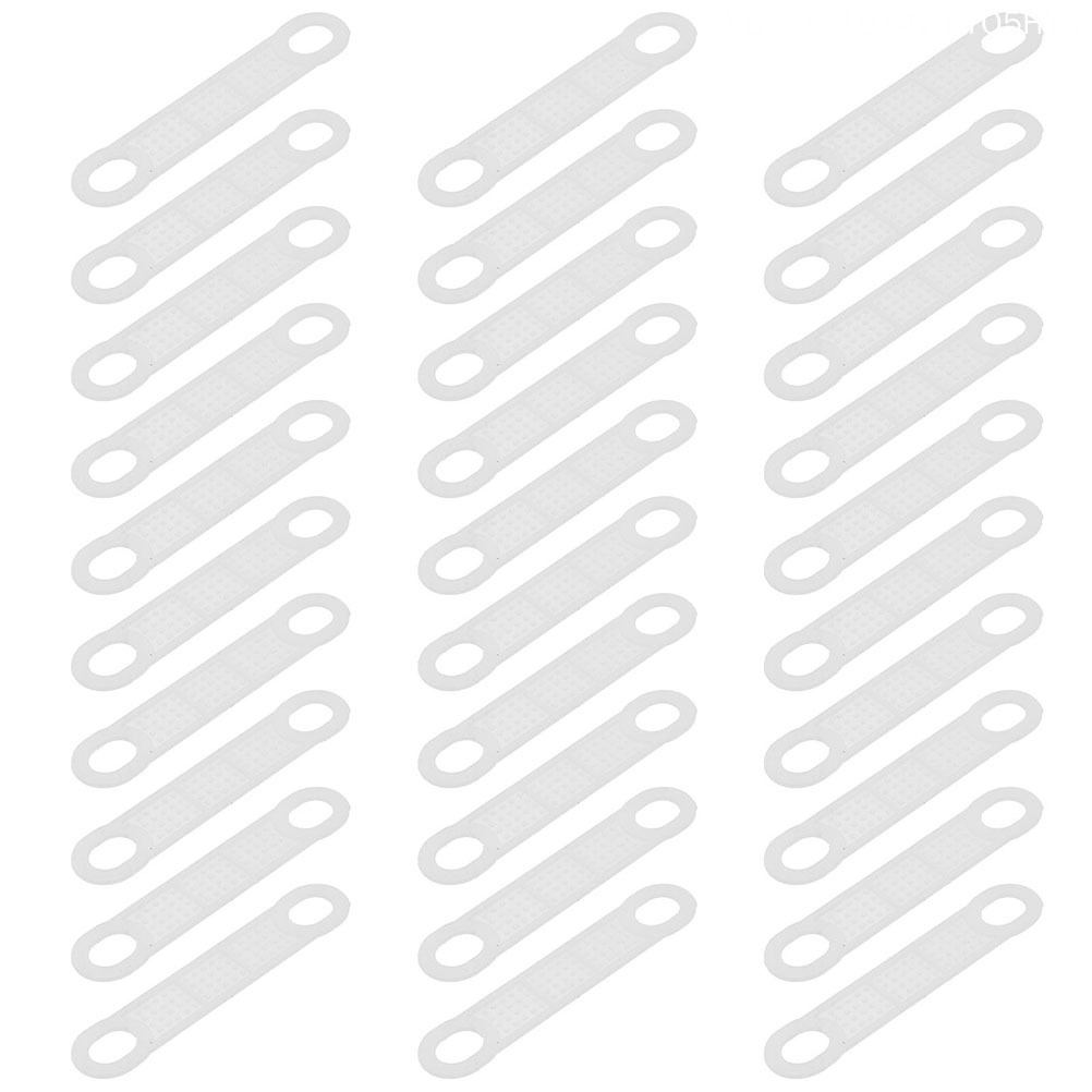 Set 60 Miếng Dán Cao Su Trong Suốt Chống Kẹp Quần Áo 10.5x2.2cm