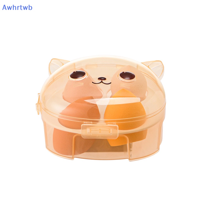 BEAUTY BLENDER Hộp Đựng Mút Trang Điểm 4 Ngăn Tiện Lợi Mới