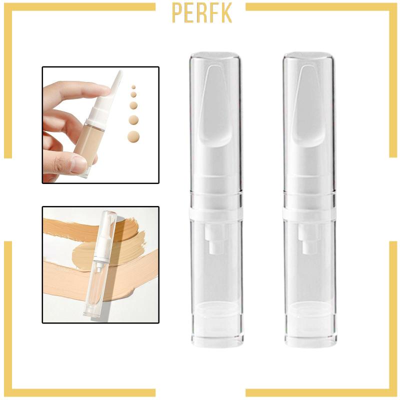 Set 2 Lọ Rỗng Đựng Kem Nền Dạng Bơm Tiện Dụng