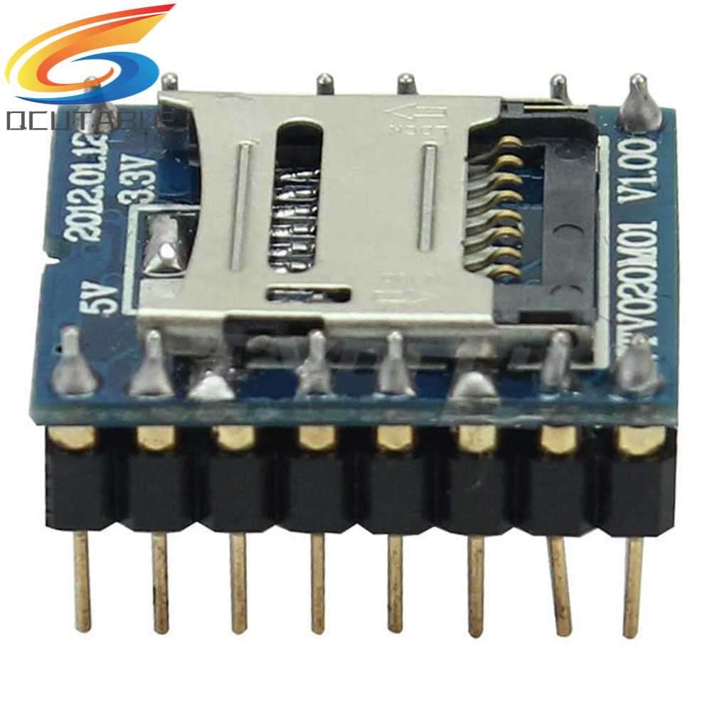 Mô Đun Âm Thanh Thẻ Nhớ SD MP3 WTV020-SD 32M-1GB