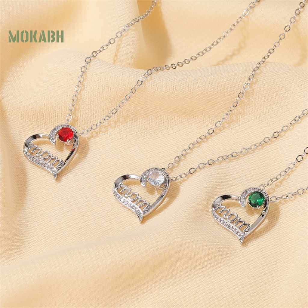 Vòng cổ Mặt Trái Tim Đính Đá Thời Trang Xinh Xắn Cho Nữ