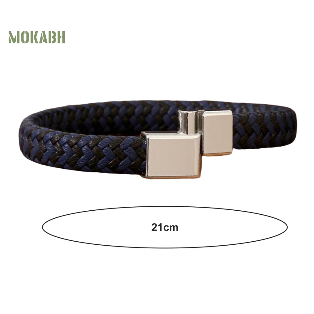 [Mới] Vòng Đeo Tay Dây Bện Thủ Công Nhiều Lớp Thoải Mái Chống Mài Mòn Trang Trí Hạt Charm Mặc Hàng Ngày