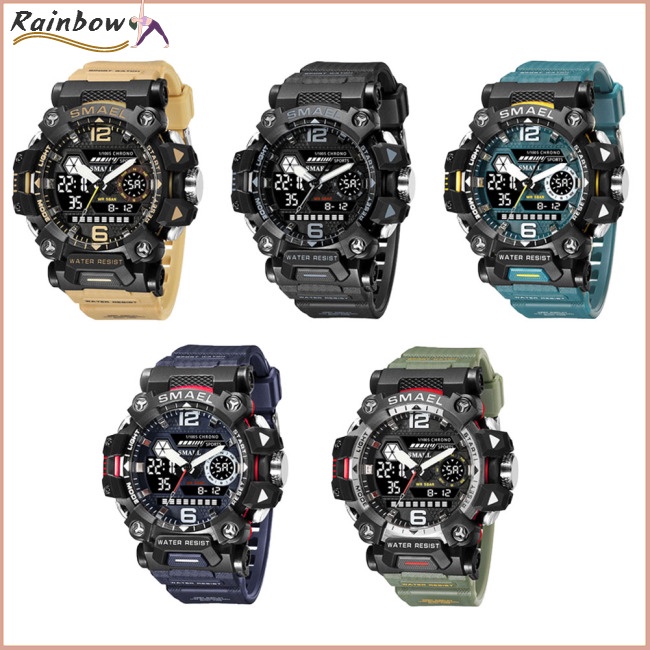 Đồng Hồ Điện Tử Đa Năng Chống Thấm Nước 50m Màn Hình Led Kỹ Thuật Số 8072