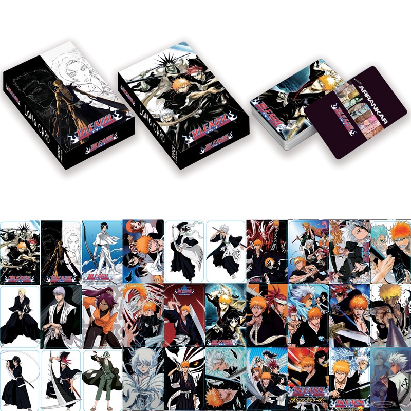 Set 30 Tấm Thẻ Ảnh Lomo Hai Mặt In Hình Anime BLEACH