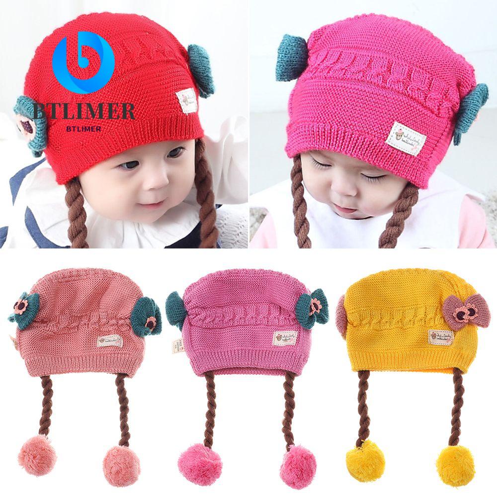 Mũ Dệt Kim Đính Tóc Giả Mềm Mại Thoải Mái Cho Bé Gái