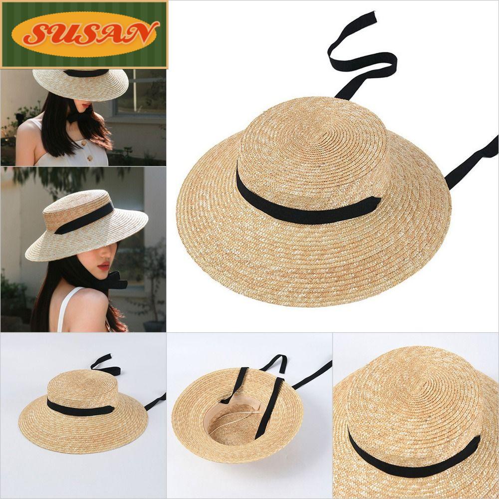 Mũ Cói Rộng Vành Chống Nắng Tiện Dụng Thời Trang Unisex