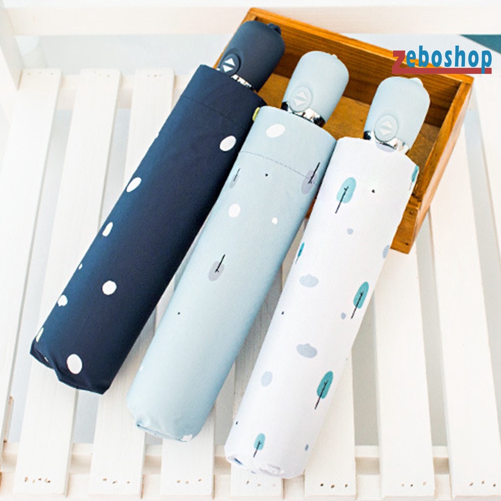 Dù Gấp Tự Động Chống Tia UV / Mưa / Gió Bằng Chất Liệu Vinyl