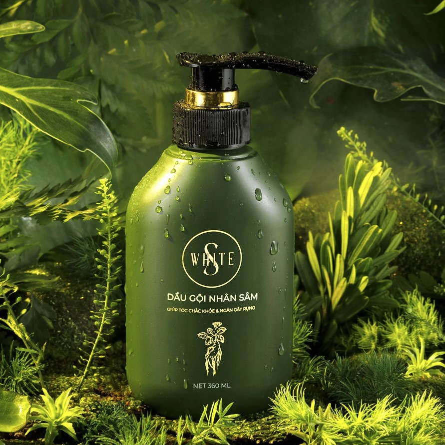 Dầu Gội SWhite Nhân Sâm Đào cho tóc suông dài, mượt mà 360ml