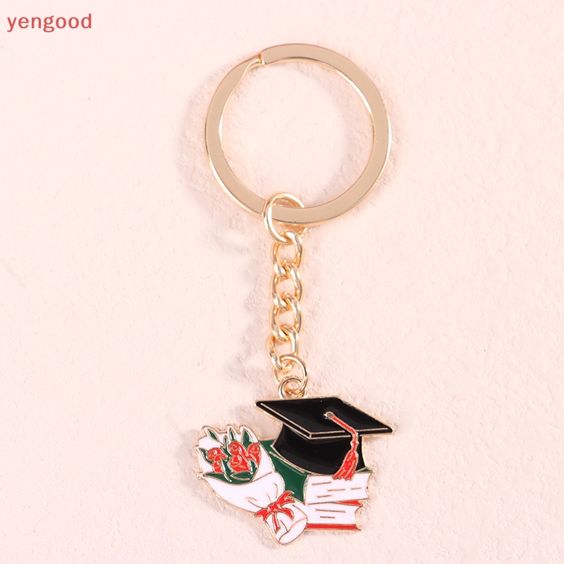 (YGD) Móc Khóa Hợp Kim Tinh Tế A + 100 Phụ Kiện Móc Khóa Hình Nắp Bachelor May Mắn Cho Học Sinh