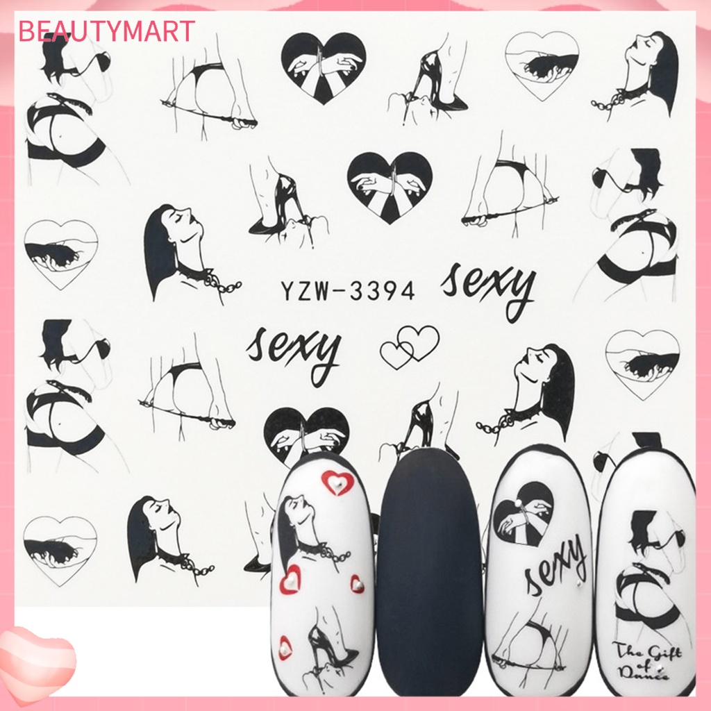 Miếng Dán Trang Trí Móng Tay Nghệ Thuật Cho Nữ