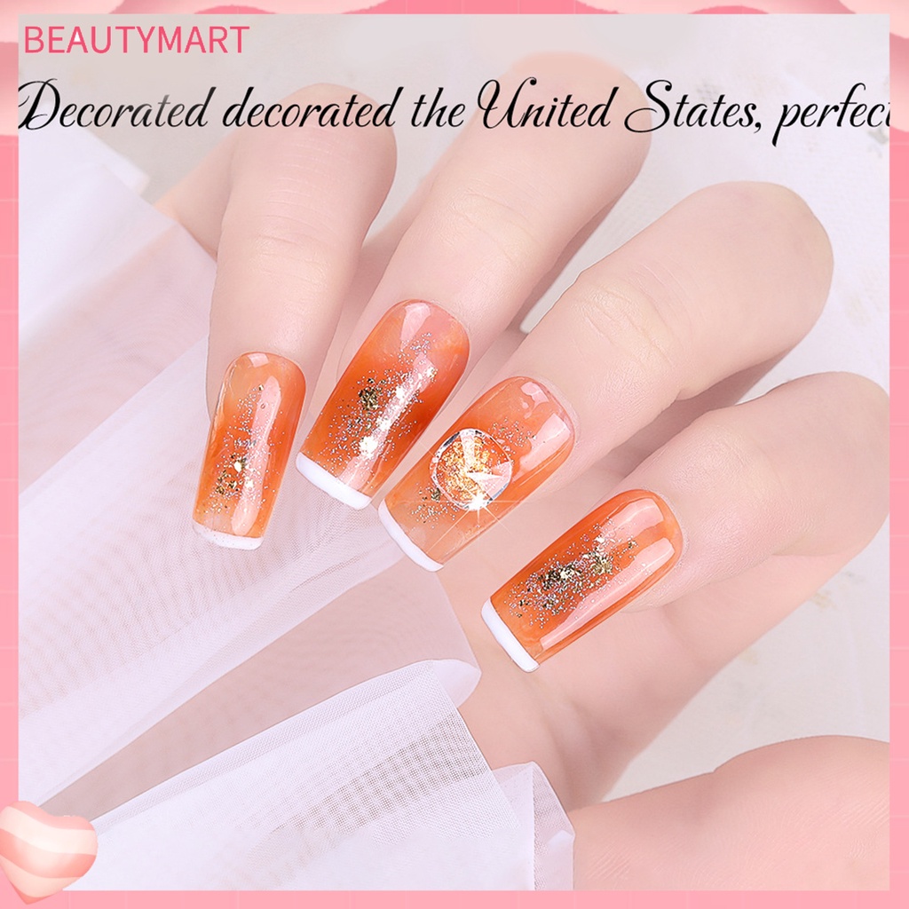 Set 50 Phụ Kiện Trang Trí Móng Tay Tạo Hiệu Ứng 3D Bằng Nhựa Resin Chống Thấm Nước DIY