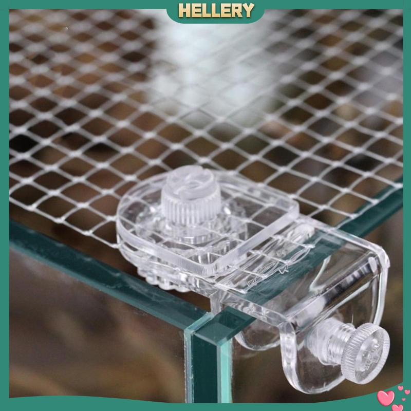 Bộ 2 Kẹp Che Phủ Bể Cá Trong Suốt Chống Thoát Hiểm Đa Năng