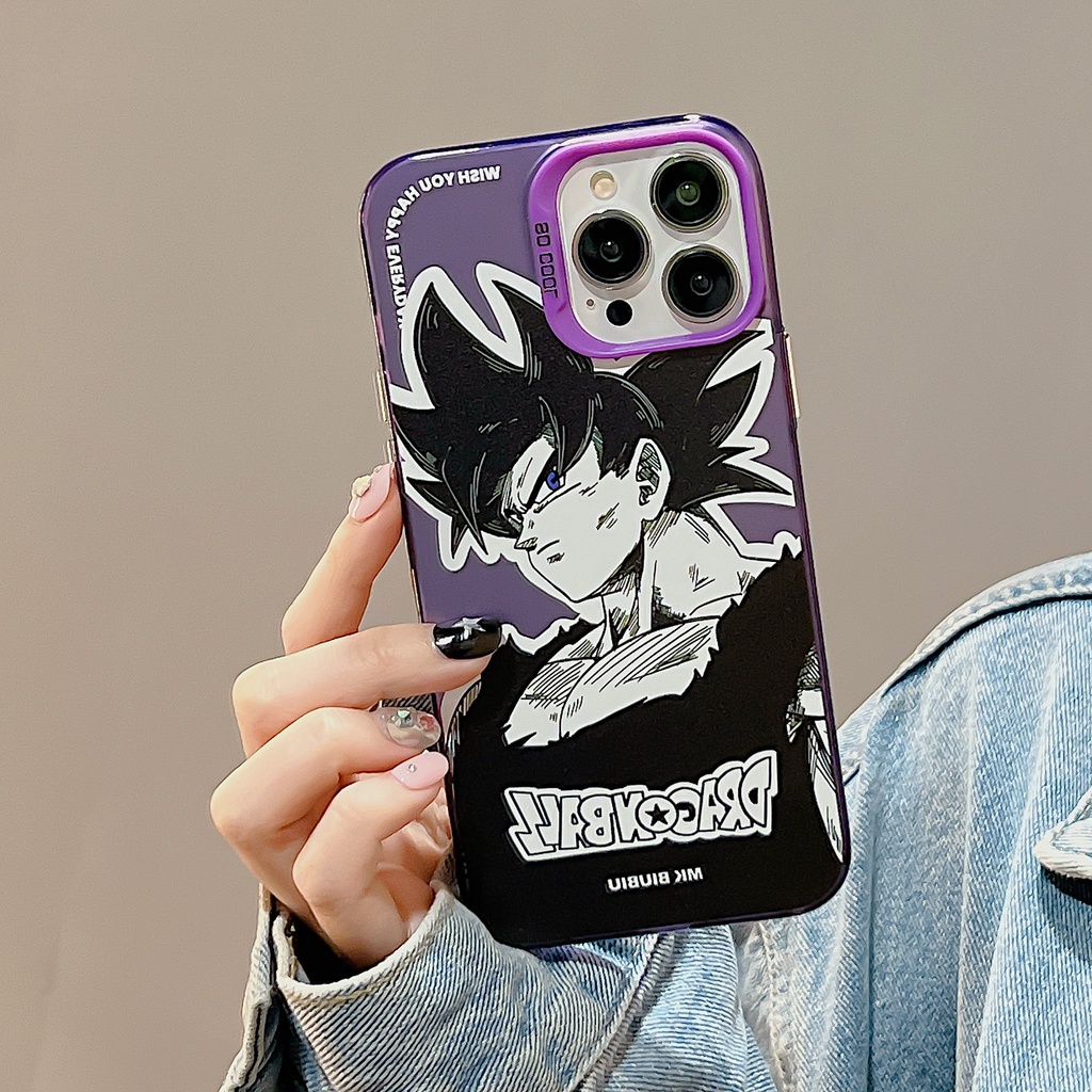 Ốp Điện Thoại TPU Mềm Nhám Trong Suốt Họa Tiết Dragon Ball Cho iPhone 11 13 12 14 Pro Max