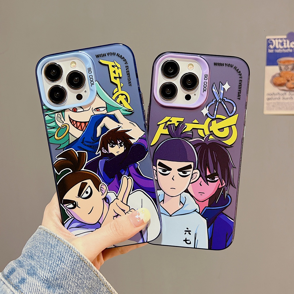 Ốp Điện Thoại TPU Mềm Trong Suốt Chống Sốc Họa Tiết Hoạt Hình Cho iPhone 11 13 12 14 Pro Max