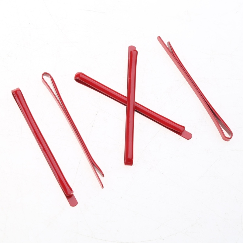 Kẹp Tóc Kim Loại Màu Đỏ Dùng Hóa Trang Độc Đáo
