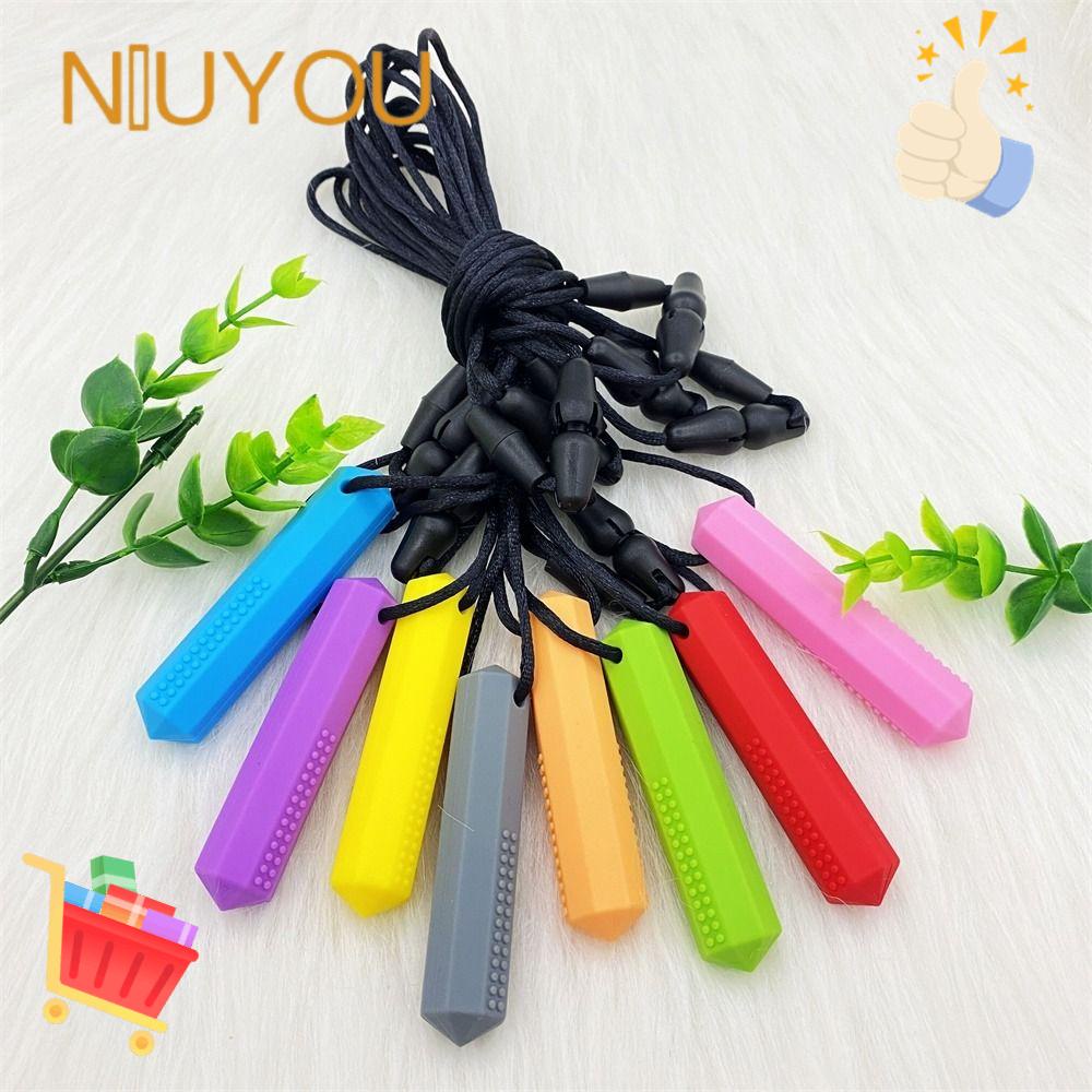 Set 2 Vòng Cổ Đồ Chơi Nhai Gặm Tiện Dụng Cho Trẻ Em