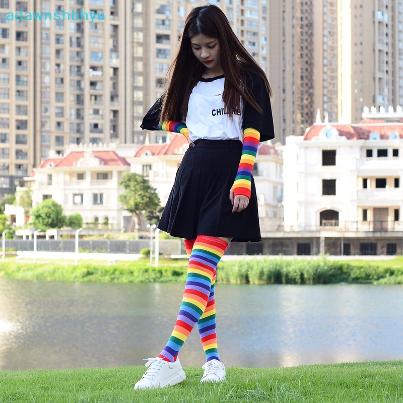 Vớ Dài Qua Gối Giữ Ấm Dùng Hóa Trang Giáng Sinh