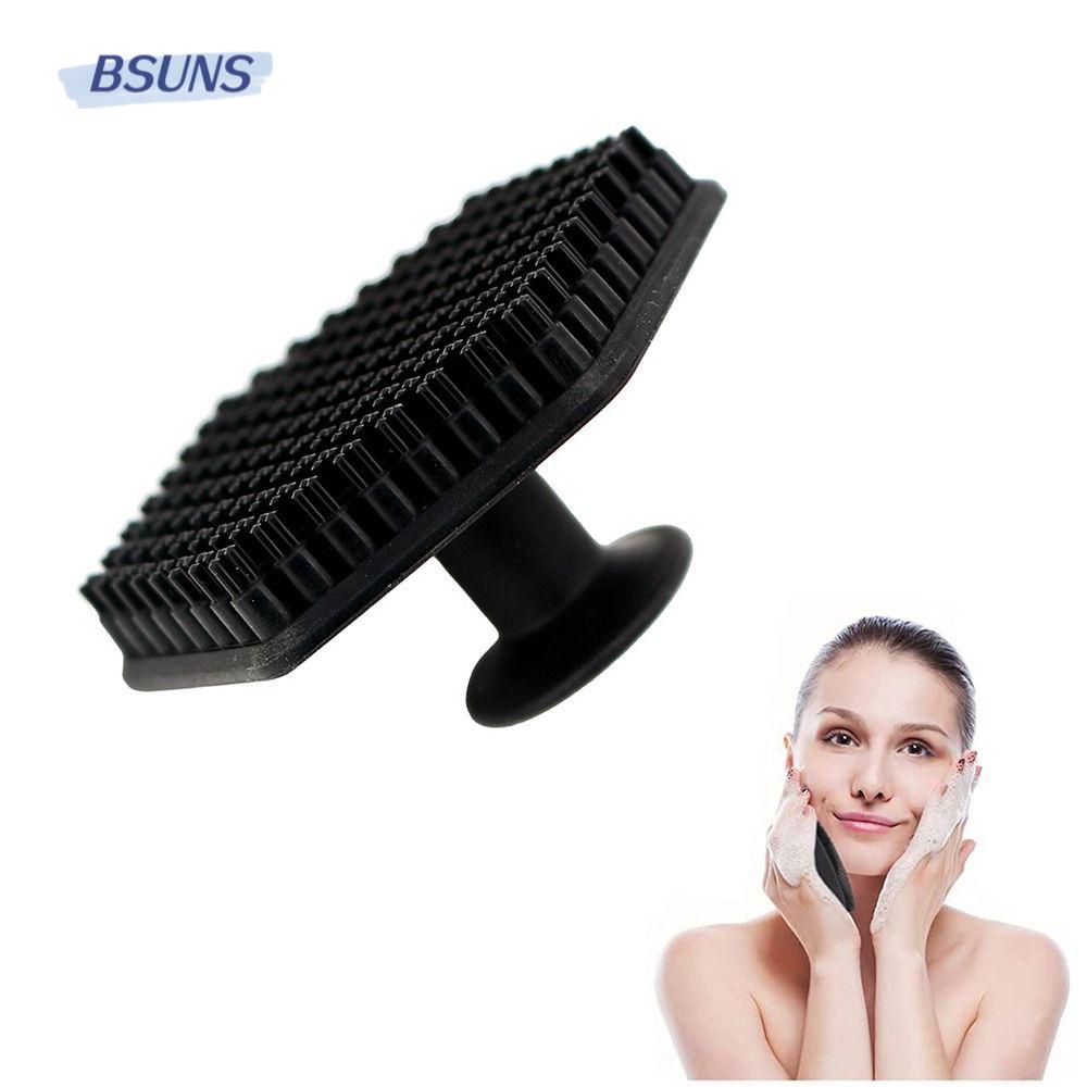 Bàn Chải Silicon Mềm Massage Tẩy Tế Bào Chết Cho Da Mặt