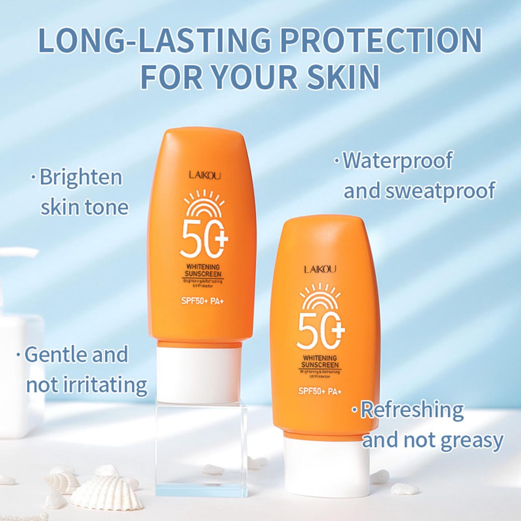 Kem Chống Nắng 50g Làm Trắng Da Chống Tia Cực Tím T8K1 Chống Tia UV Không Thấm Nước