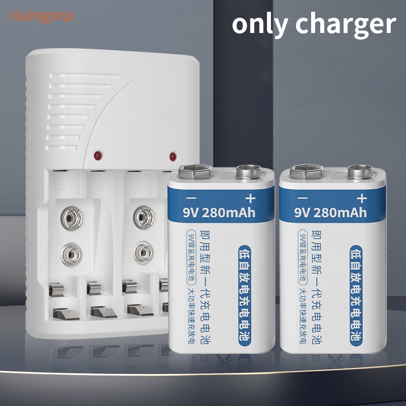 Cục Sạc Nhanh Thông Minh AA AAA 1.2V / 9V Phích Cắm US Có Màn Hình LED