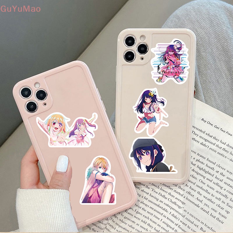 [cxGUYU] 50 Miếng Dán Hoạt Hình Oshi no Ko Anime Trang Trí Laptop Xe Hơi Ván Trượt PRTA
