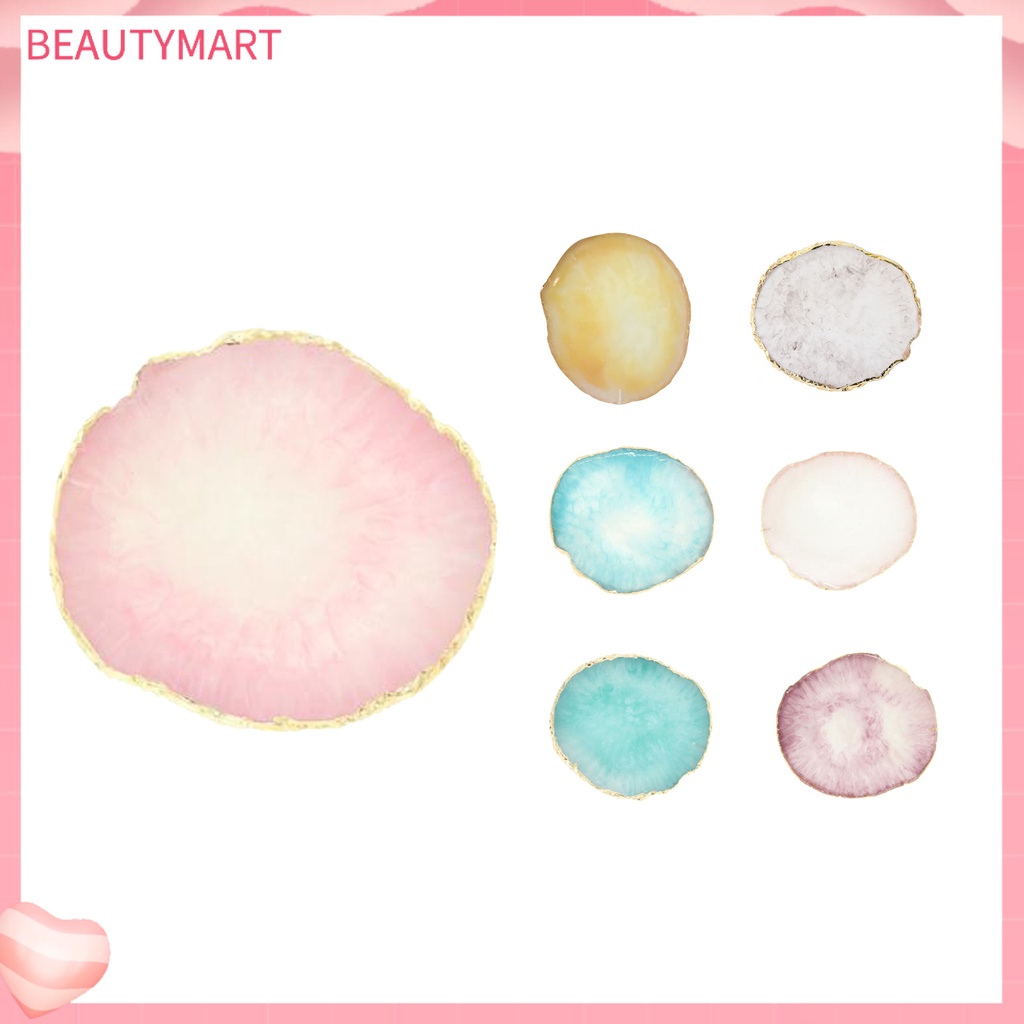 Giá Đỡ Trưng Bày Màu Sơn Móng Tay Viền Vàng Bằng Nhựa Resin Sáng Tạo DIY