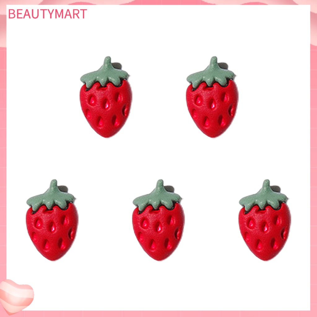 Bộ 5 Phụ Kiện Trang Trí Móng Tay Bằng Nhựa Hình Động Vật Hoạt Hình Dễ Thương