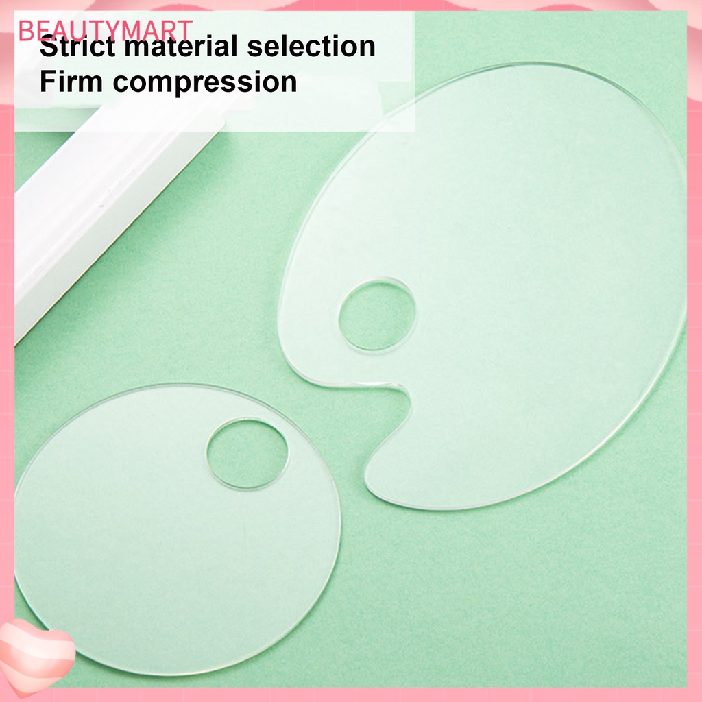 1 Bộ Bảng Màu Trang Điểm Móng Tay Bằng Acrylic Trong Suốt Chống Áp Lực Dễ Vệ Sinh