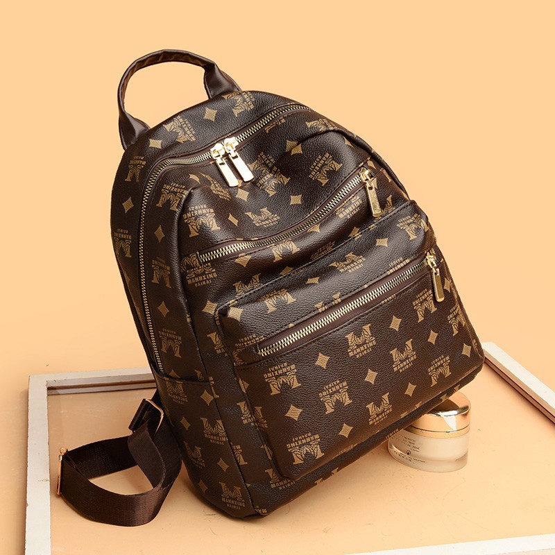 Ba Lô Chống Thấm Nước Màu Sắc Hợp Thời Trang Dễ Phối Đồ Cho Nữ