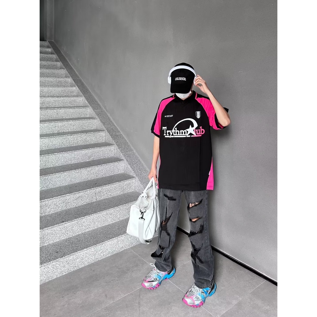 Áo Thun Tay Ngắn Mỏng Màu Sắc Tương Phản Phong Cách Mỹ Thời Trang Mùa Hè Cao Cấp Cho Nam