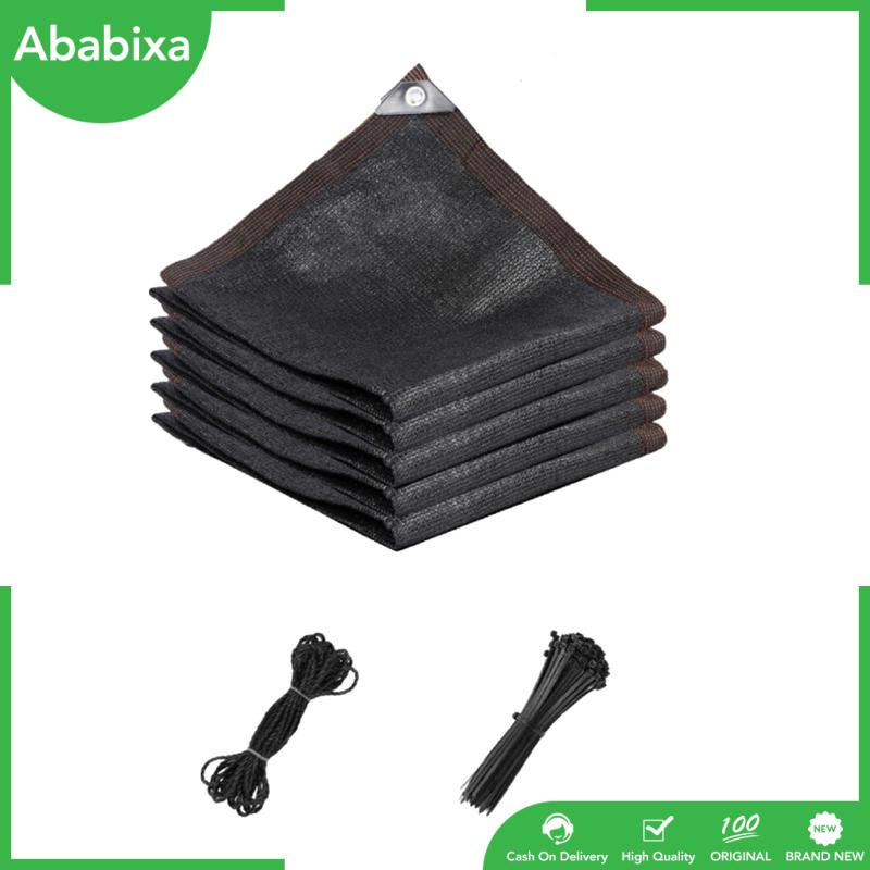 [Ababixa] Tấm Che Nắng Bằng Vải Che Mặt Dễ Dàng Lắp Đặt Cho Cây Trồng Hạng Nặng Kennels Màu Đen