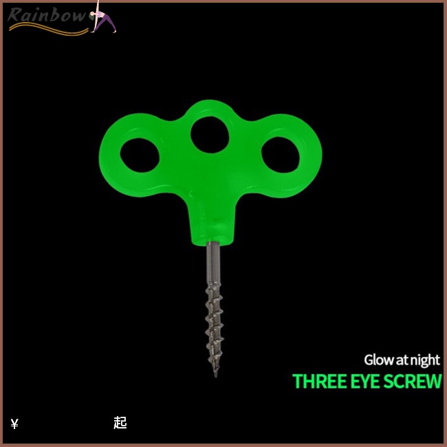 Bộ 10 Đinh Cắm Trại Bằng Thép Không Gỉ Dạ Quang