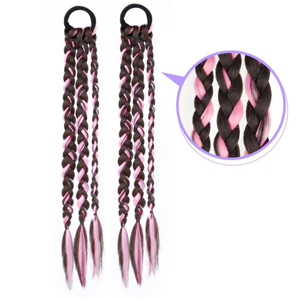 Tóc Giả Thắt Bím Đuôi Ngựa Phong Cách Hàn Quốc Tự Nhiên Cho Nữ