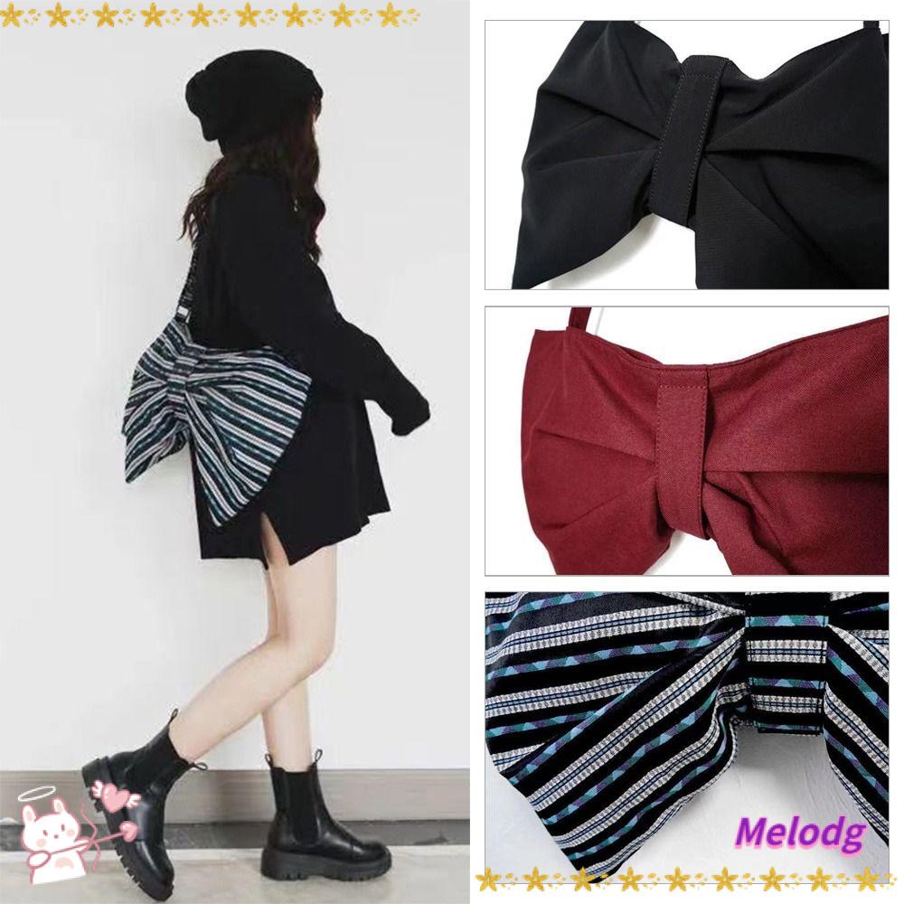 Túi Xách Canvas Đính Nơ Sức Chứa Lớn Thời Trang Dành Cho Nữ