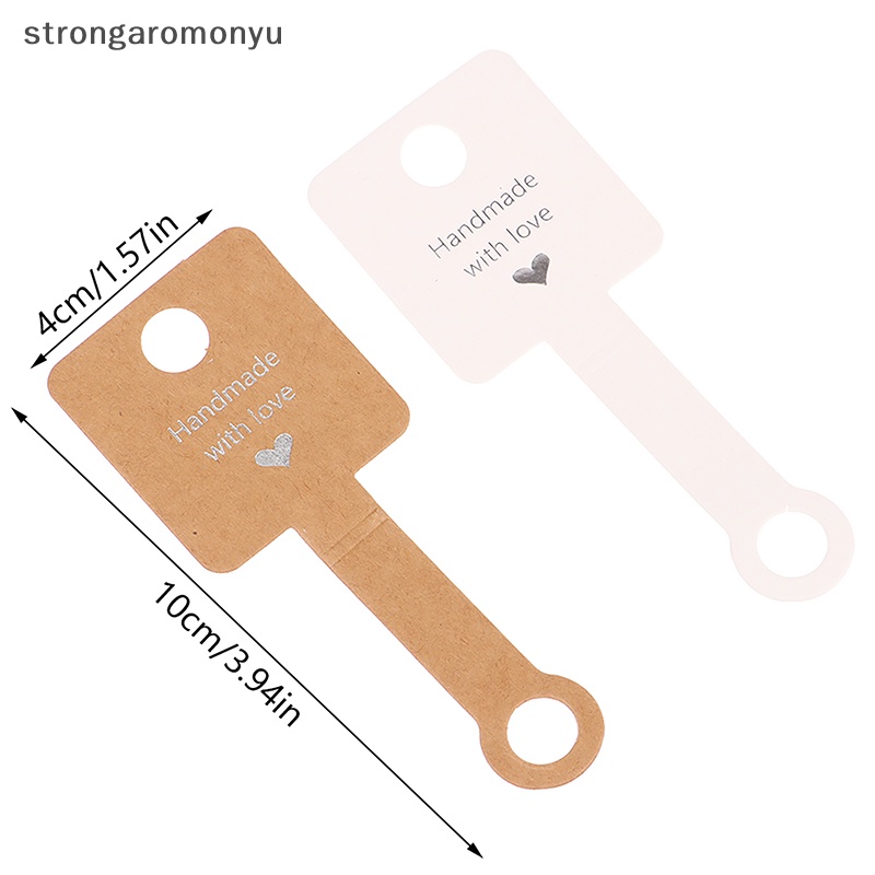 Set 50 Tấm Giấy Để Trưng Bày Trang Sức Tiện Lợi 4x10cm