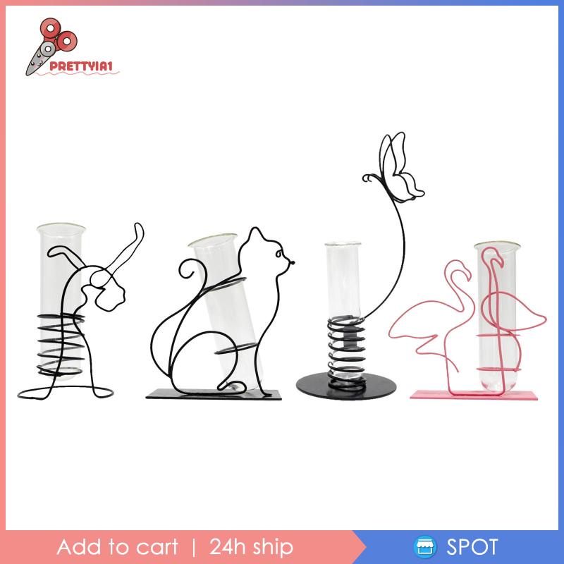 [Prettyia1] Bình Hoa Thủy Tinh Phong Cách Bắc Âu