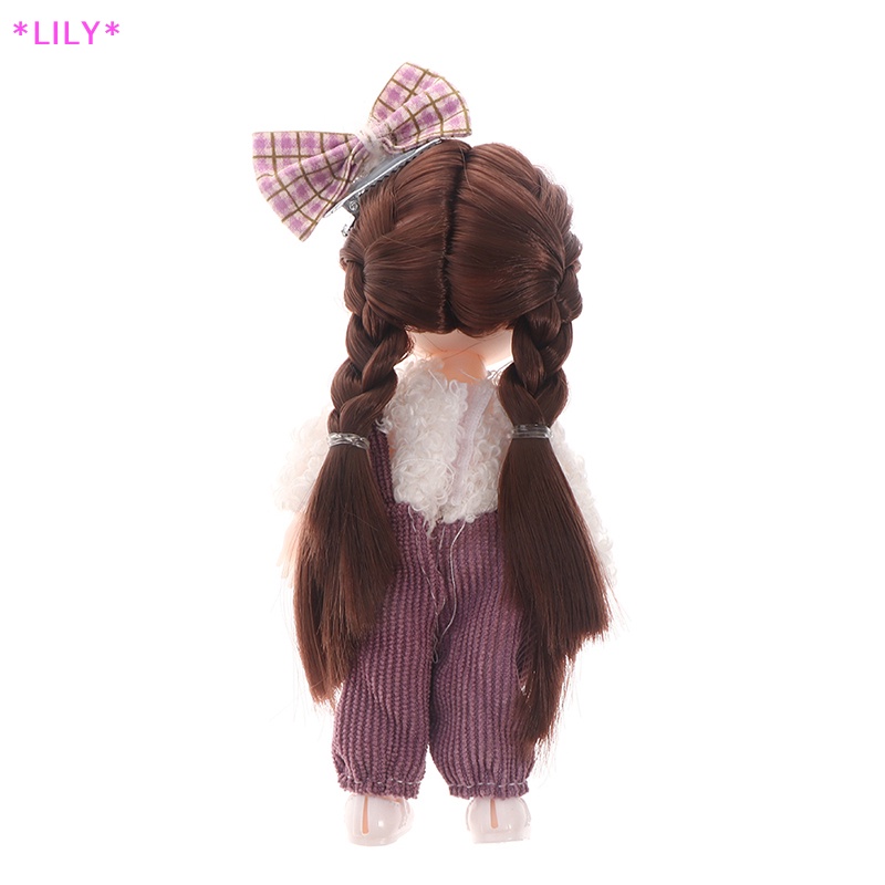 Lily 16Cm Mini Di Chuyển Doanh Búp Bê Tự Làm Đồ Chơi Búp Bê Với Quần Áo Ăn Mặc Cho Cô Gái Đồ Chơi Uuu