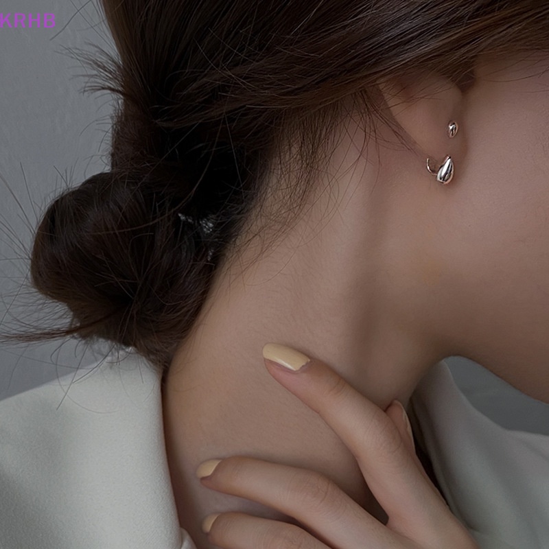 1 Khuyên Tai Hình Giọt Nước Thời Trang Cho Nữ Mới