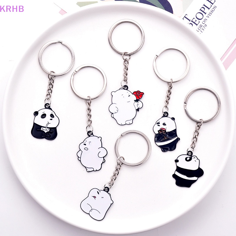 Móc Khóa Hình Gấu Trúc Dễ Thương Mới