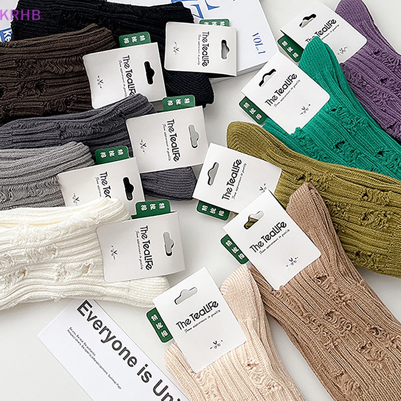 Vớ Dệt Kim Rách Thời Trang Harajuku Đường Phố Mới Cho Nữ