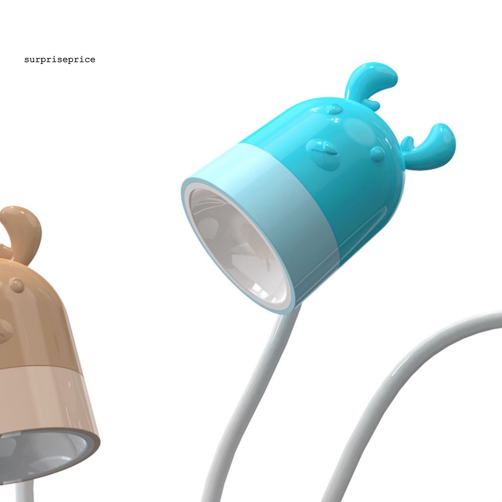 Spa Đèn LED Đọc Sách Bảo Vệ Mắt Thiết Kế Ống Linh Hoạt Bằng Nhựa Không Gây Chói Mắt Sử Dụng Pin Tiện Lợi Cho Học Sinh