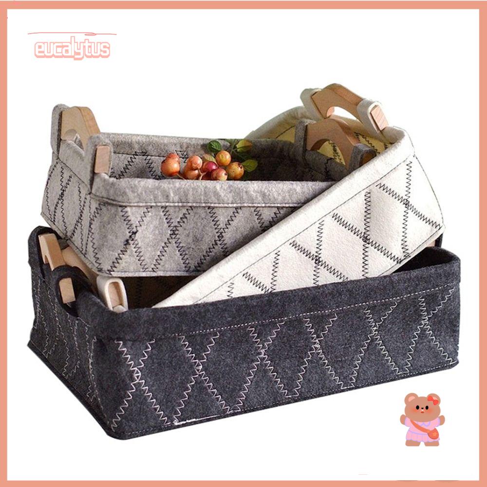 Giỏ Vải Dệt Đựng Mỹ Phẩm Sắp Xếp Gọn Gàng Tiện Dụng