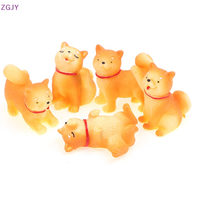 1 Mô Hình Chú Chó Shiba Inu Vàng Đáng Yêu Dùng Trang Trí Mới