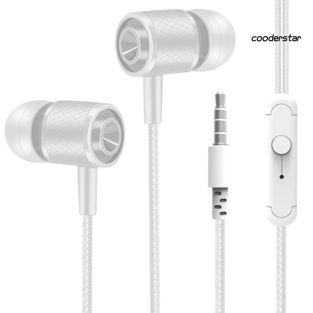 Tai Nghe Nhét Tai Có Dây (Coodod) Hiệu Ứng Âm Thanh Bass Mạnh Nhẹ 3.5mm Giảm Tiếng Ồn Dùng Khi Chạy Bộ