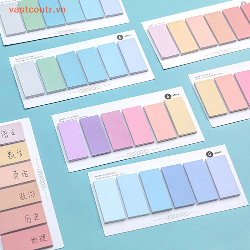 Bộ 120 Giấy Dán Ghi Chú Màu Gradient Độc Đáo