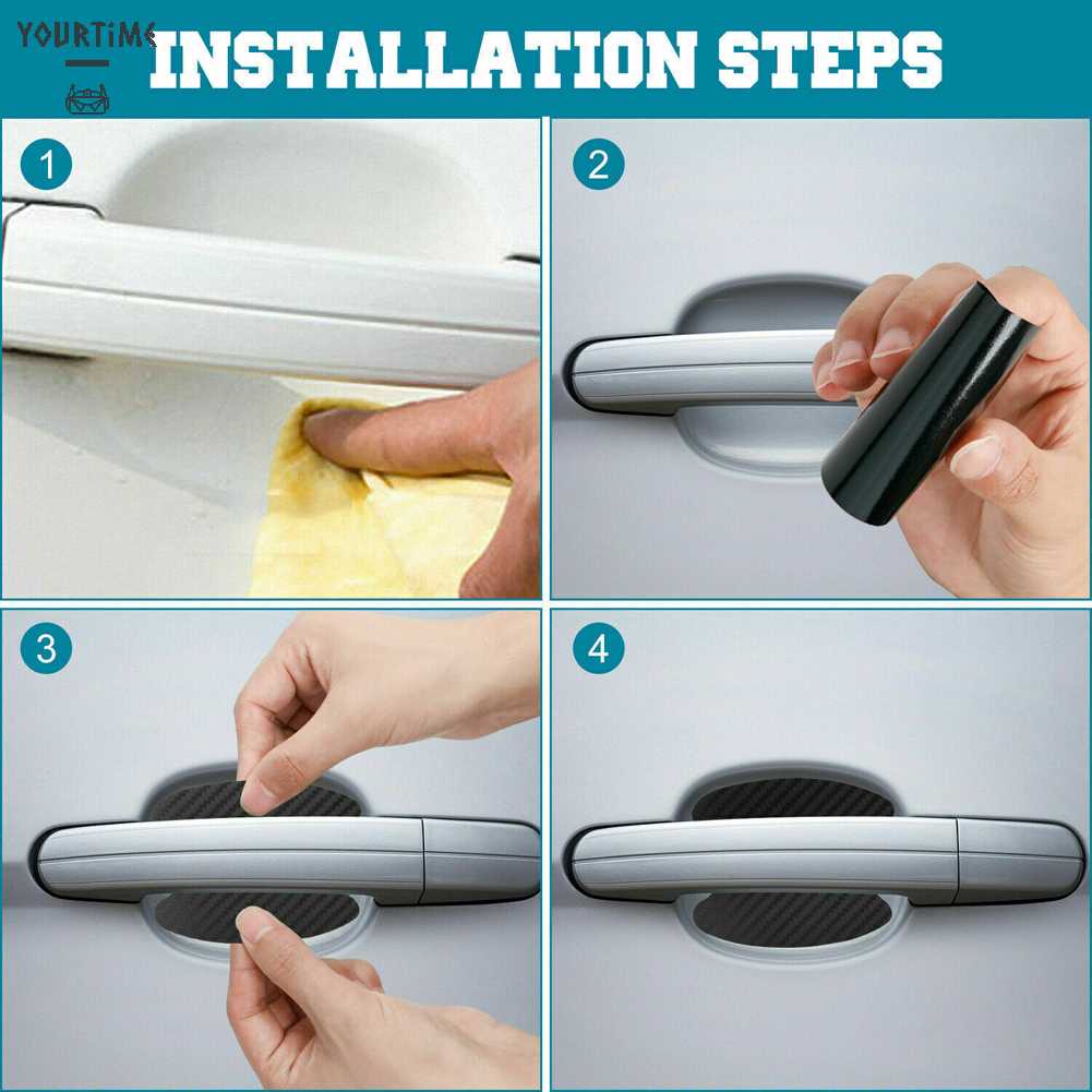 Set 4 Miếng Dán Cửa Xe Hơi Chống Trầy Xước Chống Thấm Nước Sự Bảo Vệ